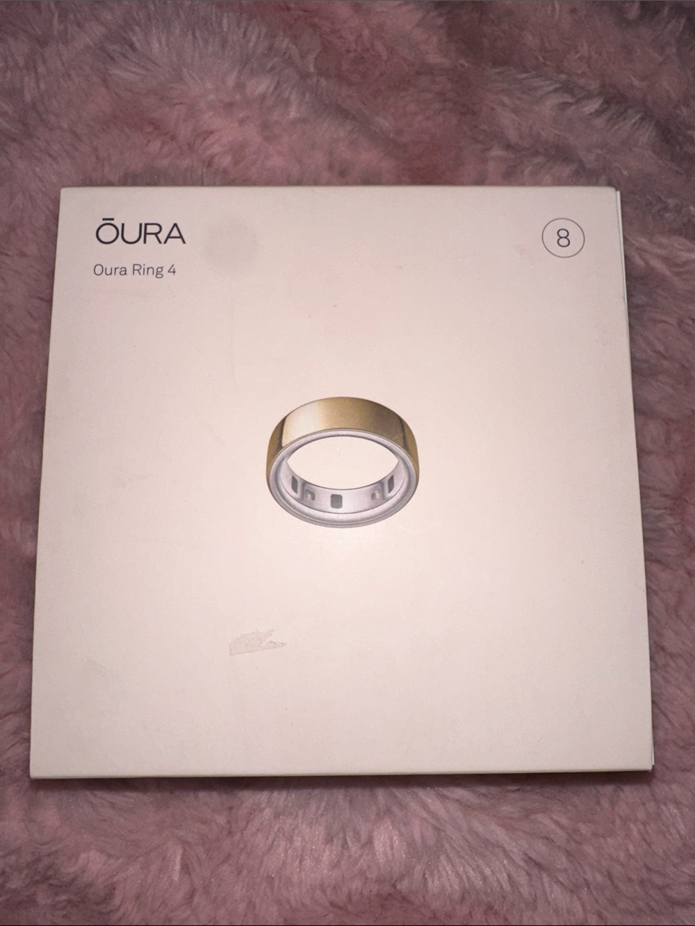 Oura Ring 4 Smart Wellness Ring in Gold